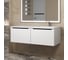 Подвесная тумба uperwood под раковину Tanos 120 см, правая, белый/графит 291020264 2
