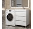 Тумба над стиральной машиной uperwood Tanos 60 см, напольная, белый 291020258 2