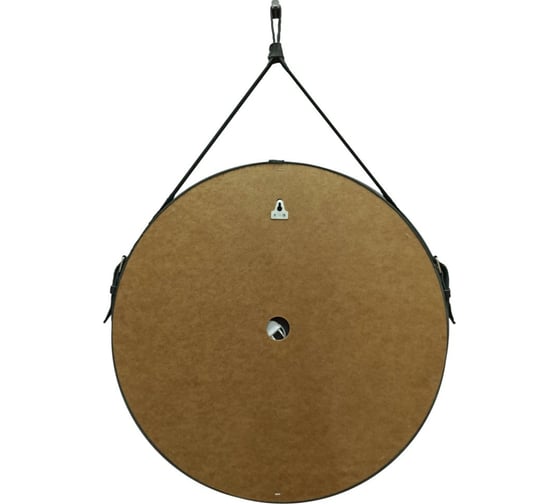 Зеркало Uperwood Round LED D 65 см, LED подсветка, сенсорный выключатель, черный ремень 291020275