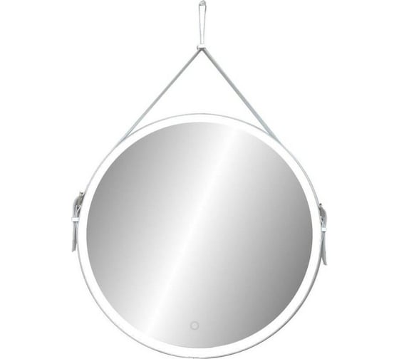 Зеркало Uperwood Round LED D 80 см, LED подсветка, сенсорный выключатель, белый ремень 291020279