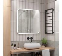 Зеркало для ванной с led-подстветкой Foster uperwood 80х80 см 291020570