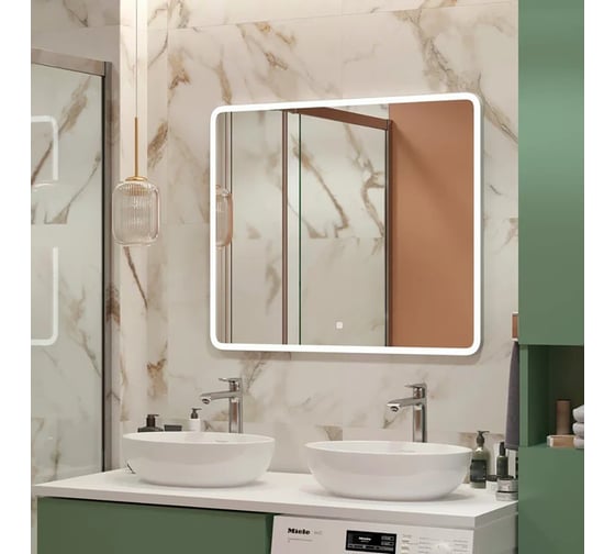 Зеркало для ванной Uperwood с led-подстветкой Foster 90x80 см 291020580