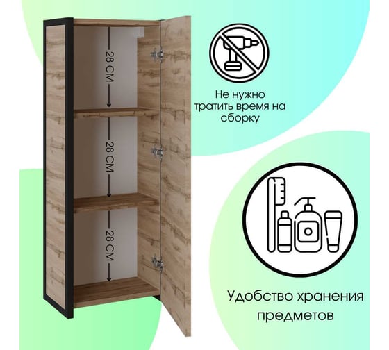 Пенал 1Marka GRUNGE LOFT 35П 1д Ц0000007987