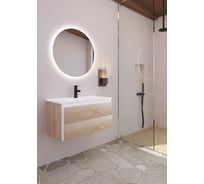 Подвесная тумба SANVIT ЛИНК-120 бордалино дуб/белый гл klink120