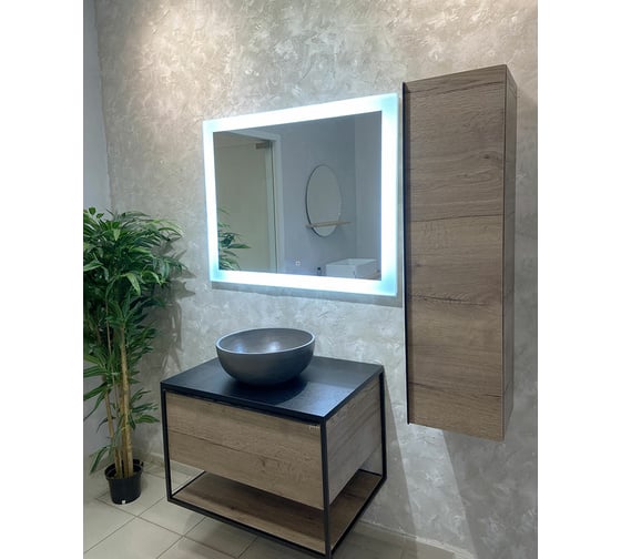 Зеркало Azario Норма 1000x800 - 2 сенсор выкл+подогрев LED-00002297