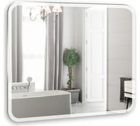 Зеркало Azario Стив 800x680 сенсор выкл+подогрев+часы ФР-00001353