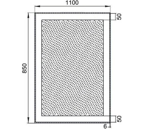 Зеркало Aquanet Алассио new 11085 с LED подсветкой, 1100х850x32 мм, сенсорный выключатель 00249348