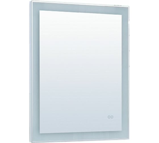 Зеркало Aquanet Алассио new 9085 с LED подсветкой, 900х850x32 мм, сенсорный выключатель 00249346