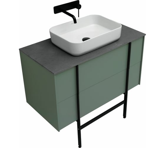 Тумба под раковину ALLEN BRAU Reality 90 cement grey matt 1.32006.CGM 00274395