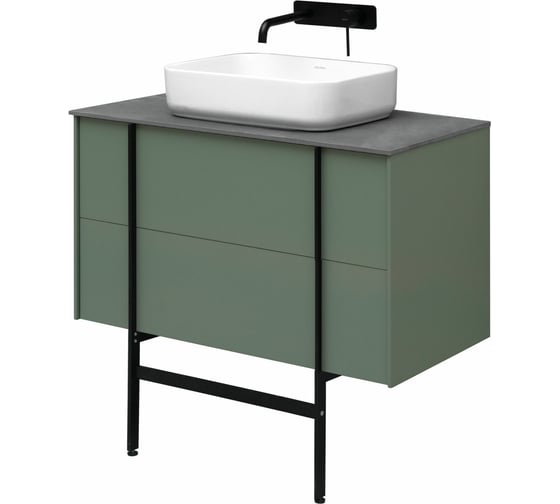 Тумба под раковину ALLEN BRAU Reality 90 cement grey matt 1.32006.CGM 00274395