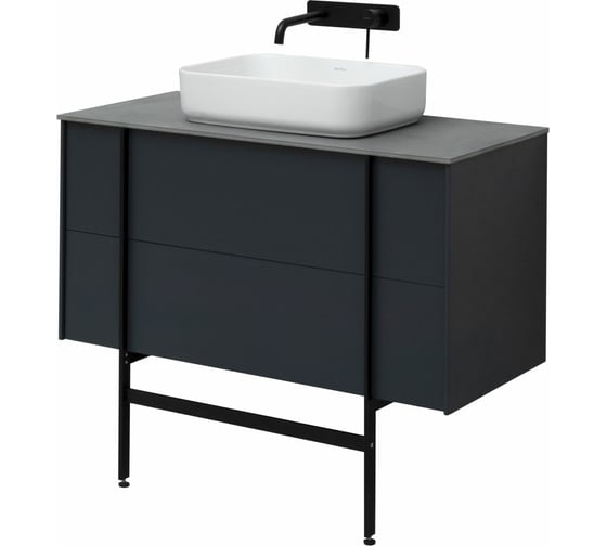 Тумба под раковину ALLEN BRAU Reality 100 anthracite matt 1.32007.AM 00274399