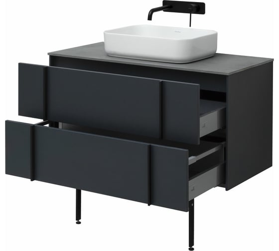 Тумба под раковину ALLEN BRAU Reality 100 anthracite matt 1.32007.AM 00274399