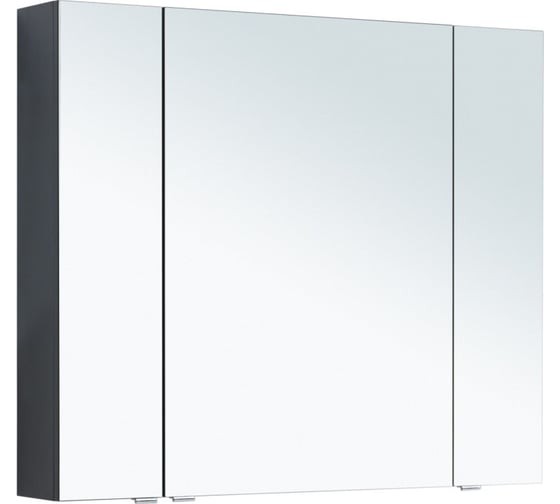 Зеркальный шкаф Aquanet Алвита new 100 антрацит 00277543