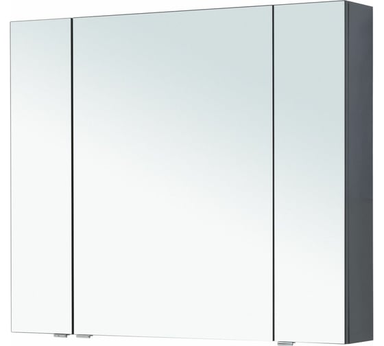 Зеркальный шкаф Aquanet Алвита new 100 антрацит 00277543