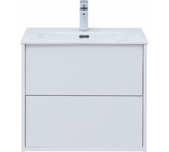 Тумба Aquanet Lino 60 (Flat) белый глянец 00287540