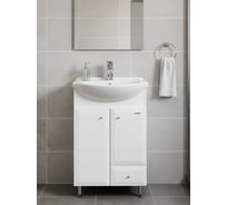 Тумба под раковину AQUATON Джимми 57 белый 1A250301DJ010