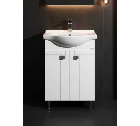 Тумба под раковину AQUATON Фиджи 60 белый 1A179601FG010 1