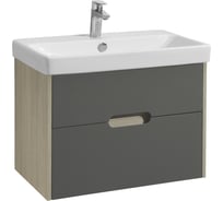 Тумба под раковину AQUATON Оливия 70 грей, дуб ойстер 1A254301OLUG0