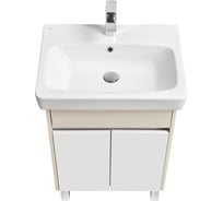 Тумба под раковину AQUATON Верди PRO 60 Н белый, ясень фабрик 1A207701VDAV0