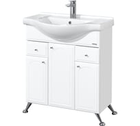 Тумба под раковину AQUATON Майами 75 белый 1A056501MM010