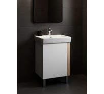 Тумба под раковину AQUATON Кантри 55 белый, дуб верона 1A257601AHB20