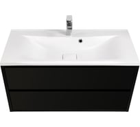 Тумба под раковину AQUATON Римини 100 черный 1A134501RN950