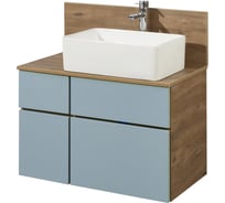 Тумба под раковину AQUATON Мишель 80 дуб рустикальный, фьорд 1A256801MIX30