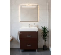 Тумба под раковину AQUATON Америна 60 Н темно-коричневая 1A169201AM430
