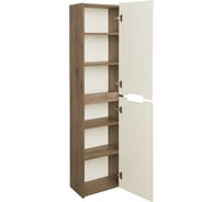 Шкаф - колонна AQUATON Оливия бежевый, дуб велл 1A254603OLVG0