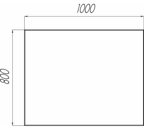 Зеркало Акватон Брук 100 1A200302BC010