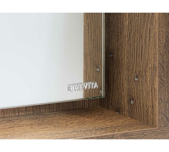 Зеркало Brevita Dallas - 60 свет ДСП (Дуб Галифакс) DAL-02060-074