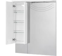 Зеркальный шкаф AQUATON Домус 95 левый, белый 1A001002DO01L