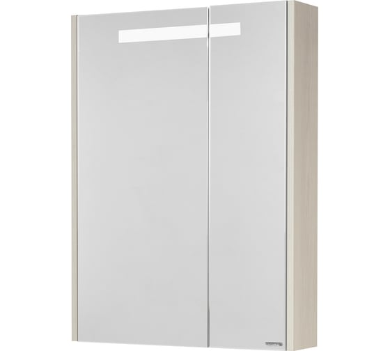 Зеркальный шкаф Акватон Верди PRO 60 белый, ясень фабрик 1A206902VDAV0 1