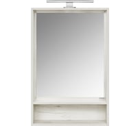 Зеркальный шкаф AQUATON Флай 60 белый, дуб крафт 1A237602FA860