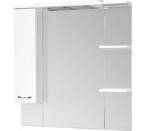 Зеркальный шкаф AQUATON Эмили 105 левый, белый 1A008602EM01L