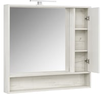 Зеркальный шкаф AQUATON Флай 100 белый, дуб крафт 1A237802FAX10