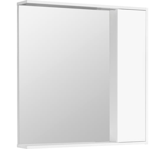 Зеркальный шкаф Акватон Стоун 80 белый 1A228302SX010 1