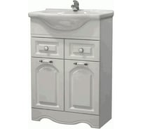 Тумба Melodia della vita Прованс 60 (Элегия 60) DB2 ясень белый (без умывальника) 79447