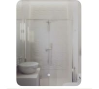 Зеркало MIXLINE "Алон радиус" - ЭКОНОМ 500x700 ШВ светодиодная подсветка, сенсорный выключатель 550229