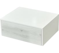 Комод AQUATON Сакура 60 ольха наварра, белый глянец 1A220403SKW80