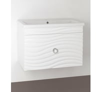 Подвесная тумба Style Line "Вероника 80", Комо 80, Люкс белая, PLUS ЛС-00000252