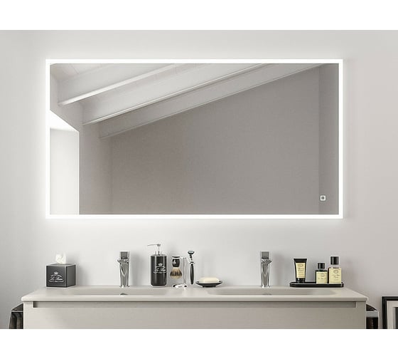 Зеркало Berloni Bagno FOUR SEASONS 80x4x75H с Led подсветкой и сенсорным выключателем SPE FSN 0800ML