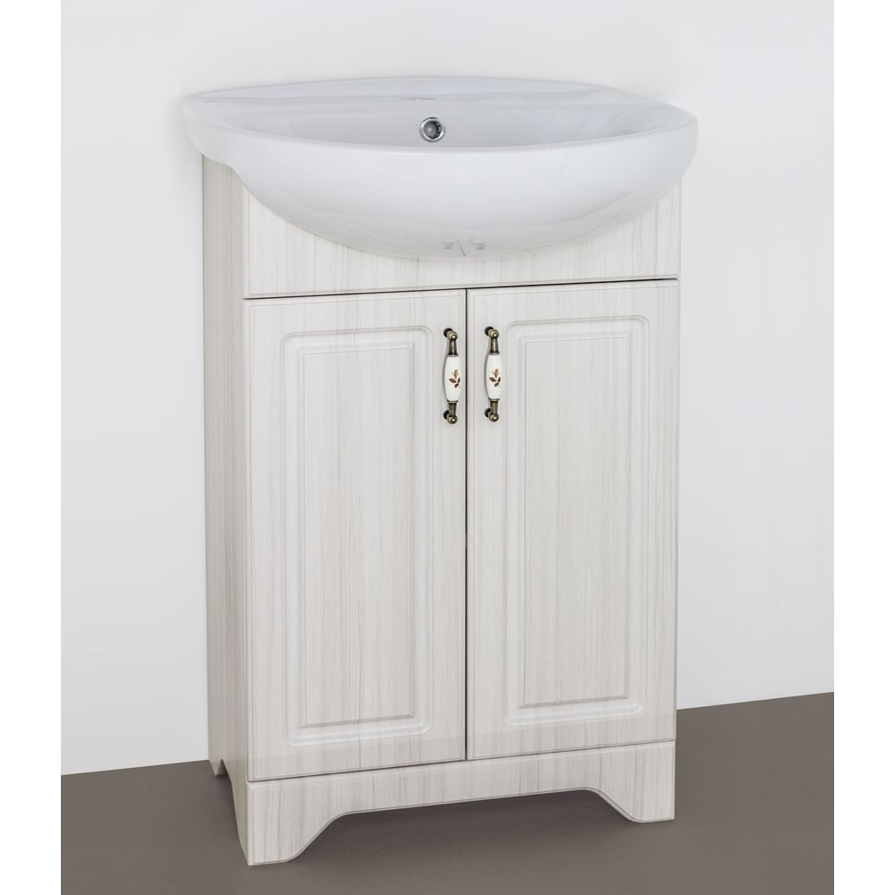 Тумба Style Line \"Олеандр-2 55\" под умывальник Антик 55, Люкс рельеф ...