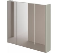 Шкаф-зеркало ИТАНА Nais 90 880x150x800 HM-553-1S Смоки софт 4657773604759