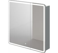 Зеркальный шкаф с подсветкой ИТАНА Miro 80 800x150x790 Графит 3-810UP 4657773604780