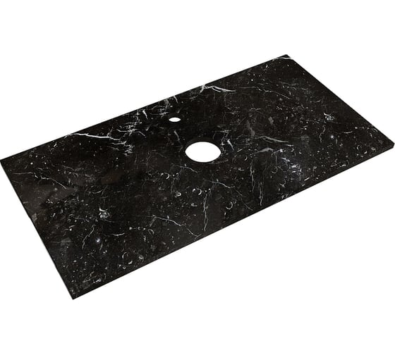Столешница 1Marka Milacco мрамор 100 Negro Marquina 20 А Ц0000003400