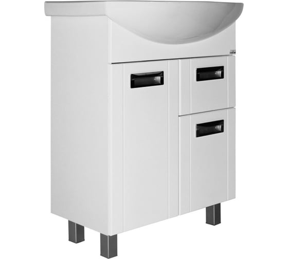 Тумба для ванной MIXLINE "АЛЬФА-65" под умывальник Best-65 ПВХ 550330