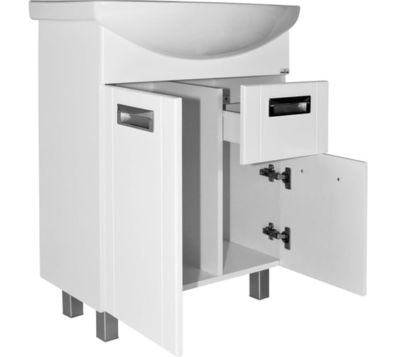 Тумба для ванной MIXLINE "АЛЬФА-65" под умывальник Best-65 ПВХ 550330
