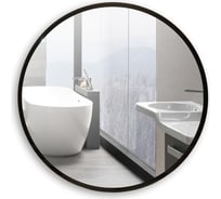 Зеркало MIXLINE "Ренуар" D770 без подсветки, черное обрамление 550411