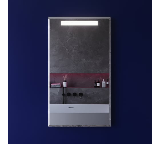 Зеркало IKA Dobi 400x30x700 с подсветкой 4657773602977